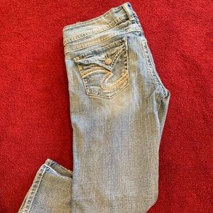 Cropped Sliver jeans